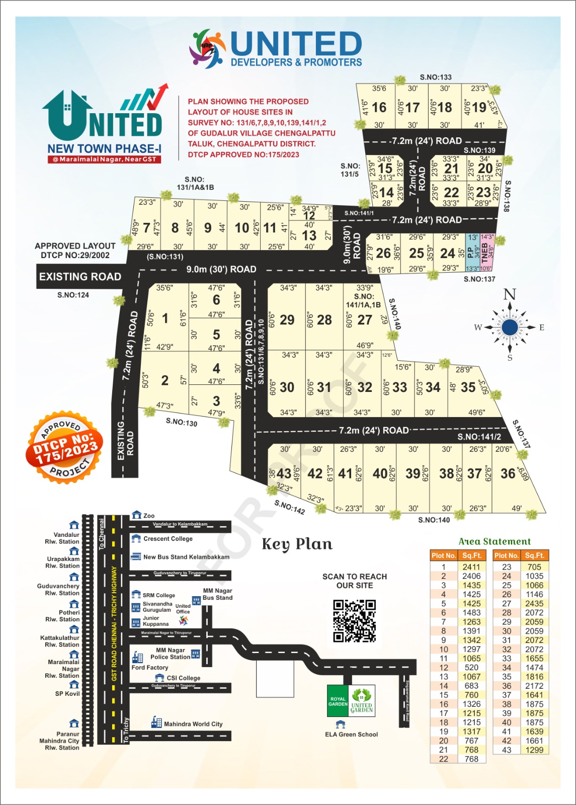  Premium DTCP & RERA Approved Villa Plots