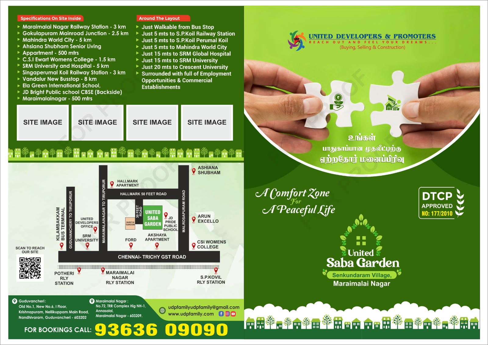  UNITED SABA GARDEN – PREMIUM DTCP & RERA APPROVED VILLA PLOTS