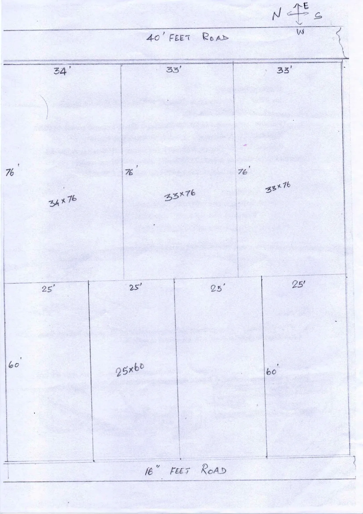 United Garden residential plot layout plan